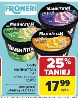 Carrefour Lody Manhattan White Chocolate Pistachio oferta