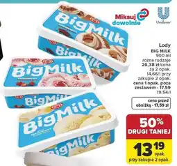 Carrefour Lody Big Milk śmietankowo czekoladowy oferta