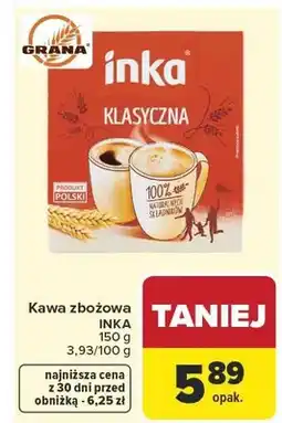 Carrefour Kawa zbożowa Inka klasyczna oferta