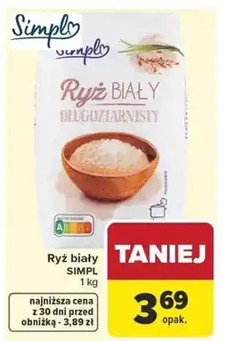 Carrefour Ryż biały długoziarnisty Simpl oferta