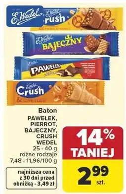 Carrefour Baton Pawełek E.Wedel oferta
