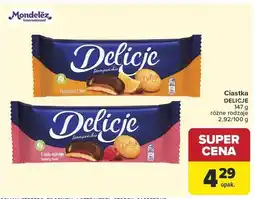 Carrefour Ciastka Delicje Szampańskie pomarańczowe oferta