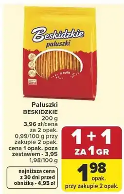 Carrefour Paluszki Beskidzkie z solą oferta