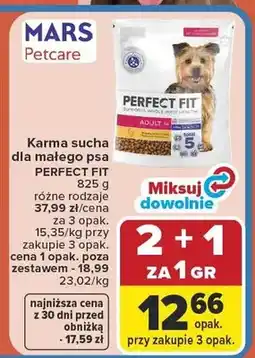 Carrefour Karma sucha dla małego psa Perfect Fit oferta