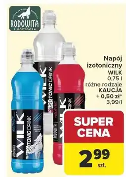 Carrefour Napój izotoniczny Wilk oferta