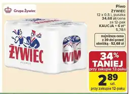 Carrefour Piwo Żywiec Premium oferta