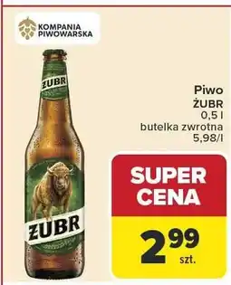 Carrefour Piwo Żubr oferta