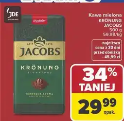 Carrefour Kawa mielona KRÖNUNG JACOBS oferta