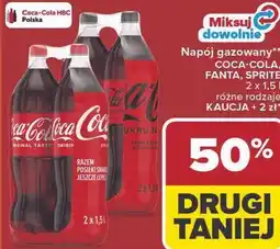 Carrefour Napój gazowany COCA-COLA, FANTA, SPRITE oferta