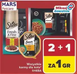Carrefour Wszystkie karmy dla kota* SHEBA oferta