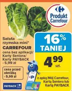 Carrefour Sałata rzymska mini oferta
