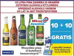 Carrefour Wszystkie piwa w butelkach bezzwrotnych oferta