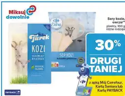 Carrefour Sery kozie, owcze Turek, Carrefour Extra plastry oferta