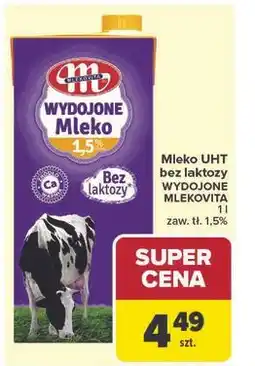 Carrefour Mleko UHT bez laktozy WYDOJONE MLEKOVITA oferta