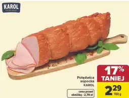 Carrefour Polędwica sopocka KAROL oferta
