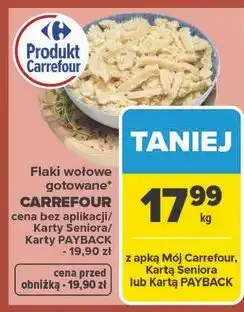 Carrefour Flaki wołowe gotowane CARREFOUR oferta