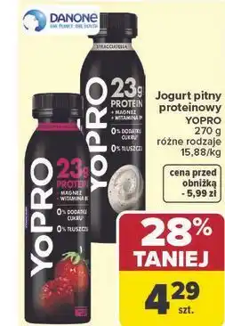 Carrefour Jogurt pitny proteinowy YOPRO oferta