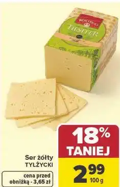 Carrefour Ser żółty TYLŻYCKI oferta