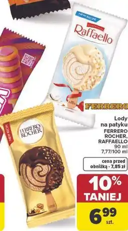 Carrefour Lody na patyku FERRERO ROCHER, RAFFAELLO oferta