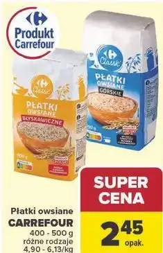 Carrefour Płatki owsiane CARREFOUR oferta