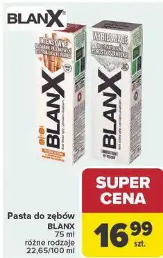 Carrefour Pasta do zębów BLANX 75 ml różne rodzaje oferta