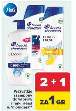 Carrefour Wszystkie szampony do włosów marki Head & Shoulders oferta