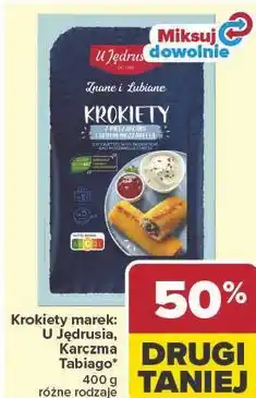 Carrefour Krokiety marek: U Jędrusia, Karczma Tabiago 400 g różne rodzaje oferta