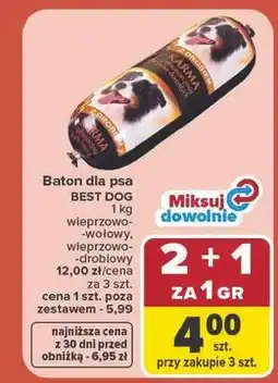 Carrefour Baton dla psa BEST DOG oferta