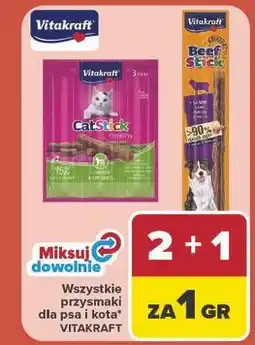 Carrefour Wszystkie przysmaki dla psa i kota VITAKRAFT oferta