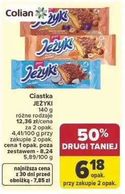 Carrefour Ciastka JEŻYKI oferta