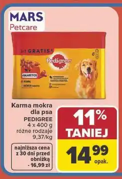 Carrefour Karma mokra dla psa PEDIGREE oferta