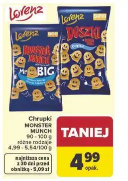 Carrefour Chrupki MONSTER MUNCH oferta