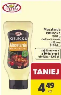 Carrefour Musztarda KIELECKA delikatesowa, grillowa oferta