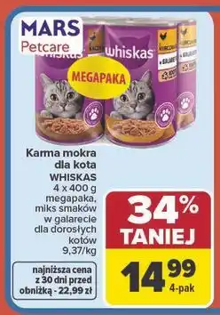 Carrefour Karma mokra dla kota WHISKAS oferta