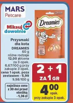 Carrefour Przysmaki dla kota DREAMIES oferta