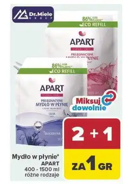 Carrefour Mydło w płynie APART 400-1500 ml różne rodzaje oferta