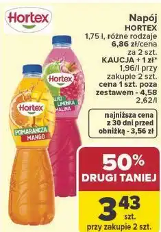 Carrefour Napój HORTEX oferta
