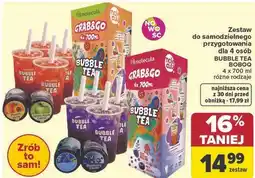 Carrefour Zestaw do samodzielnego przygotowania dla 4 osób BUBBLE TEA BOBOQ oferta