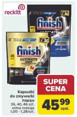 Carrefour Kapsułki do zmywarki FINISH różne rodzaje oferta