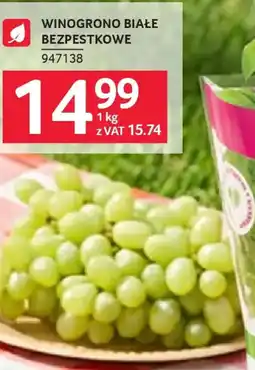 Selgros Winogrono białe bezpestkowe oferta