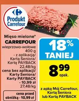 Carrefour Mięso mielone wieprzowo-wołowe oferta