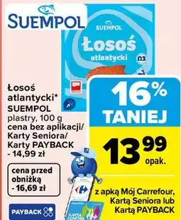 Carrefour Łosoś atlantycki plastry SUEMPOL oferta