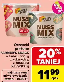 Carrefour Orzeszki prażone FARMER'S SNACK oferta