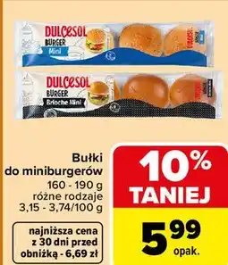 Carrefour Bułki do miniburgerów oferta