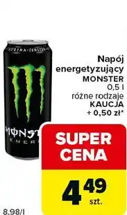 Carrefour Express Napój energetyzujący MONSTER oferta