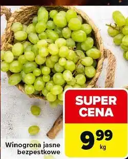 Carrefour Express Winogrona jasne bezpestkowe oferta