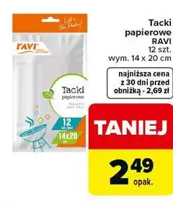 Carrefour Express Tacki papierowe RAVI 12 szt oferta