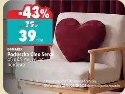 Biedronka Poduszka Cleo Serce oferta