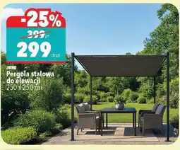Biedronka Pergola stalowa do elewacji 250 x 250 cm oferta