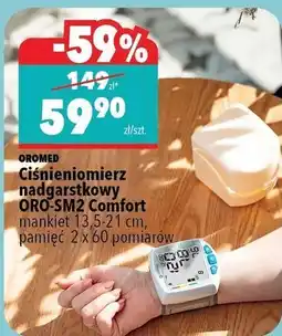 Biedronka Ciśnieniomierz nadgarstkowy ORO-SM2 Comfort oferta